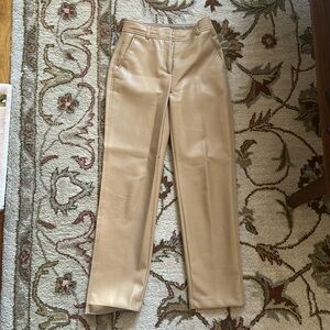 ARITZIA - babaton Command Pant faux leather size 2 - gold camel